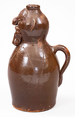 Stoneware Face Jug attrib. Norman Smith, Lawley, Alabama, second quarter 20th century