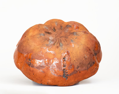 Glazed JOHN BELL / WAYNESBORO Redware Food Mold, circa 1850-1880