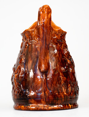 Rare JOHN BELL / WAYNESBORO, PA Pottery Pitcher w/ Relief Cherub Pattern