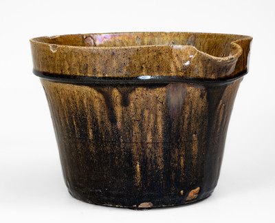 Crawford County, Georgia Stoneware Flowerpot Pitcher