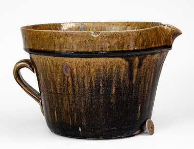 Crawford County, Georgia Stoneware Flowerpot Pitcher