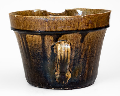 Crawford County, Georgia Stoneware Flowerpot Pitcher