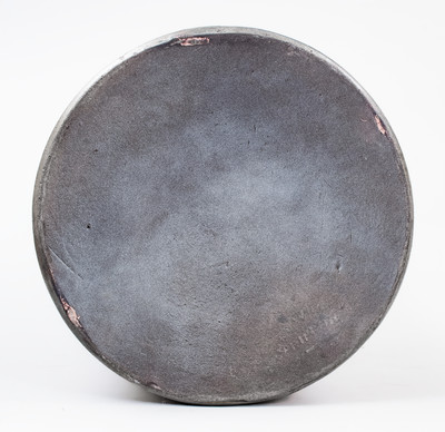 Very Rare 10 Gal. HAMILTON & JONES / STAR POTTERY Churn w/ CHAS. WOOLVERTON Stenciled Signature