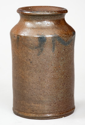 Very Rare Small Stoneware Druggists Jar attrib. Samuel Wilson, probably at B. Duval / Richmond Pottery