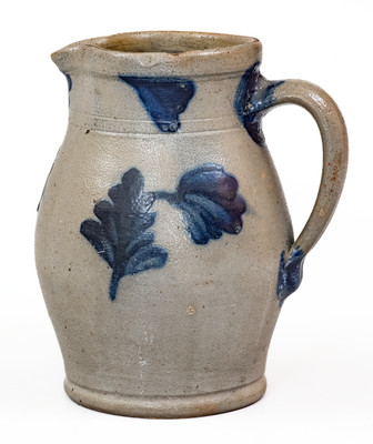 Small-Sized Stoneware Pitcher w/ Floral Decoration, attrib. Richard C. Remmey, Philadelphia, PA