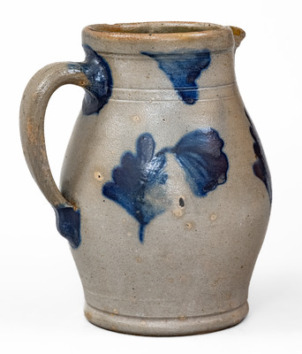 Small-Sized Stoneware Pitcher w/ Floral Decoration, attrib. Richard C. Remmey, Philadelphia, PA