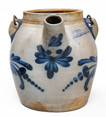 1 Gal. COWDEN & WILCOX / HARRISBURG, PA Stoneware Batter Pail, circa 1865