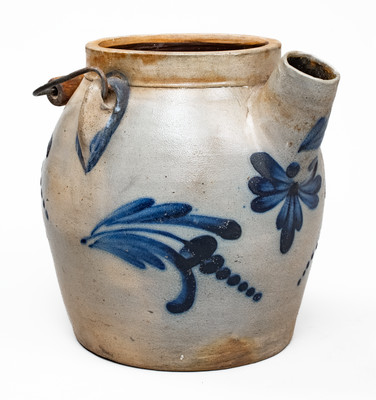 1 Gal. COWDEN & WILCOX / HARRISBURG, PA Stoneware Batter Pail, circa 1865