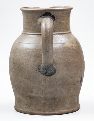 Baltimore, MD Stoneware Pitcher w/ Floral Decoration, circa 1880