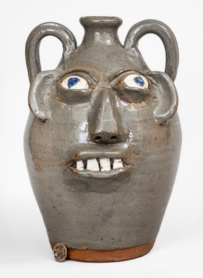 B.B. CRAIG / VALE, N.C. Stoneware Face Jug