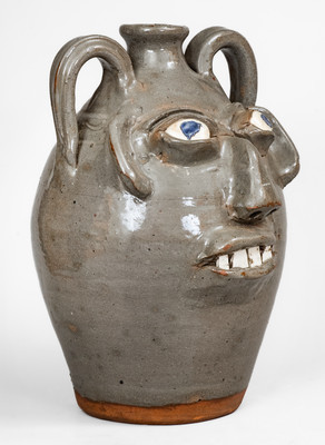 B.B. CRAIG / VALE, N.C. Stoneware Face Jug