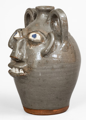 B.B. CRAIG / VALE, N.C. Stoneware Face Jug