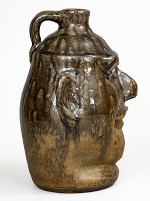 Lanier Meaders, Cleveland, GA Stoneware Face Jug, circa 1985