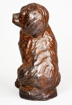 Ohio Sewer Tile Figure of a Spaniel, late 19th or early 20th century