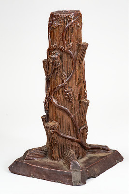 Ohio Sewer Tile Stump-Form Lamp Base