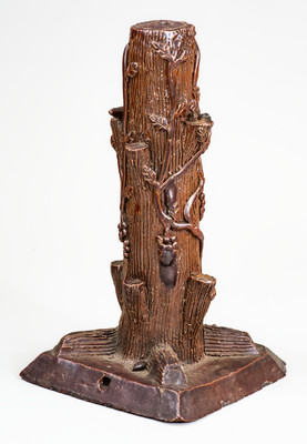 Ohio Sewer Tile Stump-Form Lamp Base