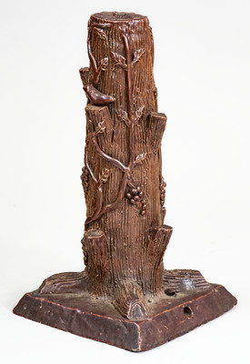 Ohio Sewer Tile Stump-Form Lamp Base