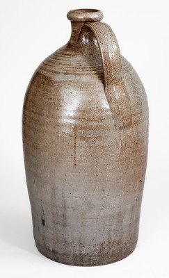 Fine J. D. CRAVEN, Randolph or Moore County, NC Stoneware Jug, mid 19th century