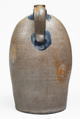 Rare G.W. JOHNSTON / CLARKSBURGH. / W. VA Stoneware Jug