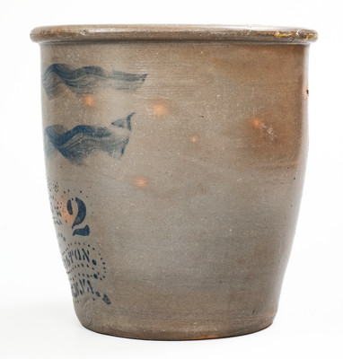 RICHEY & HAMILTON / PALATINE, W. VA Stoneware Jar