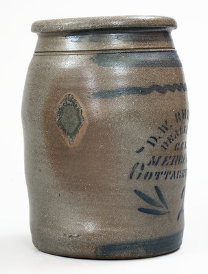 COTTAGEVILLE, W. VA Advertising Stoneware Jar