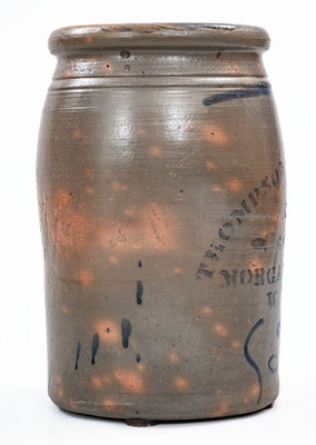 THOMPSON & WILLIAMS / MORGANTOWN, W. VA Stoneware Jar