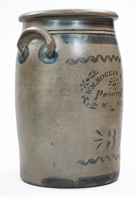 3 Gal. PROCTOR, W. VA Stoneware Advertising Jar