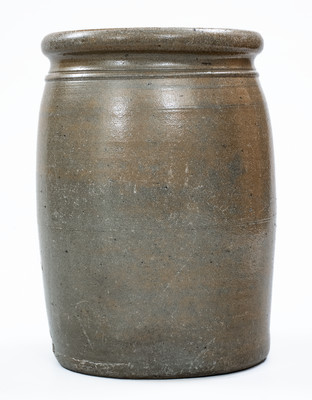 WARNER & RUSSELL / BRIDGEPORT, W. VA Stoneware Crock