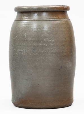 Very Rare GUYANDOTTE, W. VA Stoneware Advertising Jar