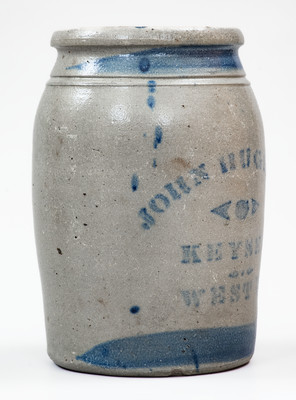 Rare KEYSER, WV Stoneware Advertising Jar