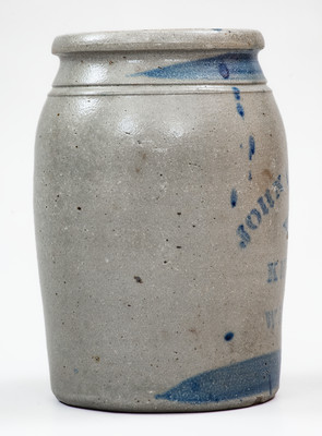 Rare KEYSER, WV Stoneware Advertising Jar