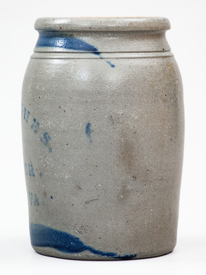 Rare KEYSER, WV Stoneware Advertising Jar