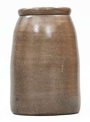 Rare WICK, W. VA Stoneware Stenciled Canning Jar