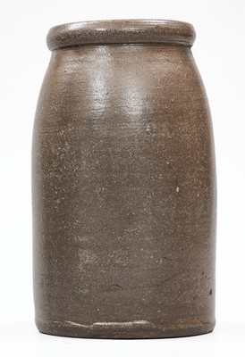 JACKSON COURT HOUSE, W. VA Stoneware Stenciled Canning Jar