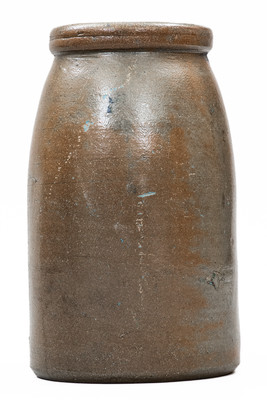 LETART, W. VA Stoneware Stenciled Canning Jar