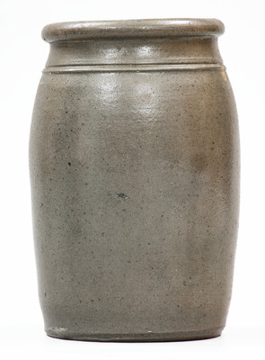 Rare MOUNDSVILLE, W. VA Stoneware Stenciled Advertising Jar