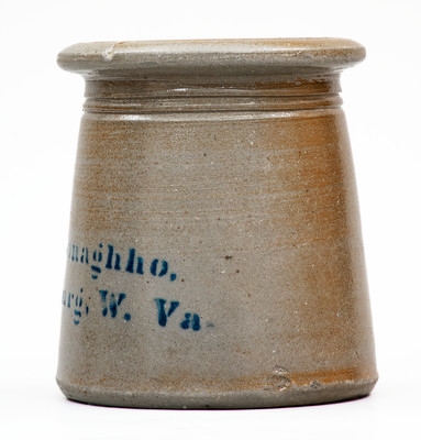 Rare A. P. DONAGHHO / PARKERSBURG, W. VA / 1876 Stoneware
