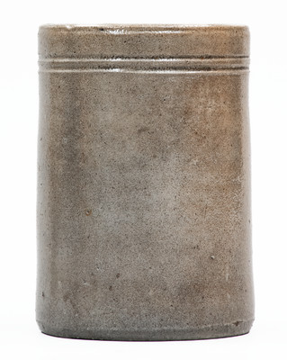 Wheeling, W. VA Stoneware Stenciled Canning Jar