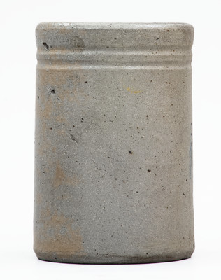 Rare SISTERSVILLE, W. VA Stoneware Stenciled Canning Jar