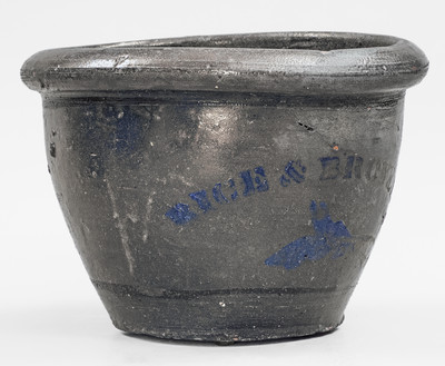 Rare RICE & BROYLES, Lindside, West Virginia Stoneware Jar