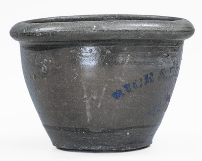 Rare RICE & BROYLES, Lindside, West Virginia Stoneware Jar