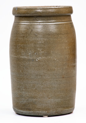 MARTINSBURG, WV Stoneware Stenciled Advertising Jar