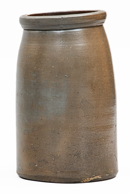 Very Rare ST. MARYS, W. VA Stoneware Stenciled Canning Jar