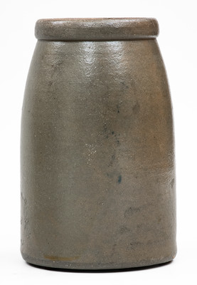 Very Rare POINT PLEASANT, W. VA Stoneware Stenciled Canning Jar