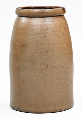 Proctor, W. VA Stoneware Stenciled Canning Jar