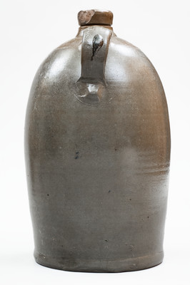 1 Gal. BEN BAER / CHARLESTON, W. VA Stoneware Stenciled Advertising Jug