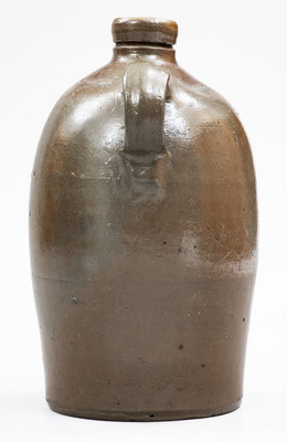 1/2 Gal. BEN BAER / CHARLESTON, W. VA Stoneware Stenciled Advertising Jug