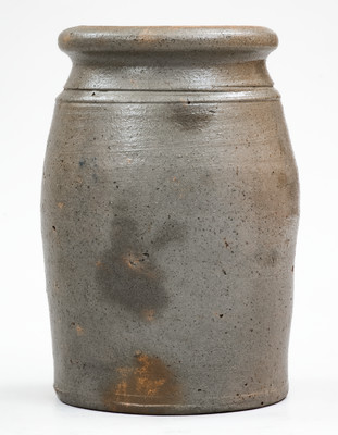 Very Rare RIVESVILLE, W. VA Stoneware Stenciled Advertising Jar