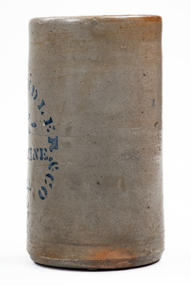 KNOTTS, SWINDLER, & CO. / PALATINE / W. VA Stoneware Canning Jar