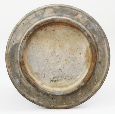JOHN BELL / WAYNESBORO Cobalt-Decorated Stoneware Lid